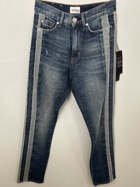 HUDSON Jeans High Rise Zoeey Ankle Straight Ripl Color Size 25 NWT GF